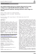 Cover page: The Relationship Between Patient-Reported Severity of Hair Loss and Health-Related Quality of Life and Treatment Patterns Among Patients with Alopecia Areata