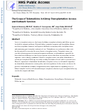 Cover page: The Scope of Telemedicine in Kidney Transplantation: Access and Outreach Services.