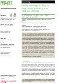 Cover page: Feeding morphology and body size shape resource partitioning in an eared seal community