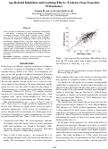 Cover page: Age-Related Inhibition and Learning Effects: Evidence from Transitive