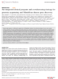 Cover page: An integrated clinical program and crowdsourcing strategy for genomic sequencing and Mendelian disease gene discovery