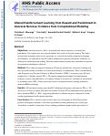 Cover page: Altered Reinforcement Learning from Reward and Punishment in Anorexia Nervosa: Evidence from Computational Modeling