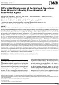 Cover page: Differential maintenance of cortical and cancellous bone strength following discontinuation of bone‐active agents