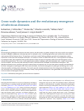 Cover page: Cross-scale dynamics and the evolutionary emergence of infectious diseases.