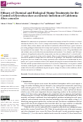 Cover page: Efficacy of Chemical and Biological Stump Treatments for the Control of Heterobasidion occidentale Infection of California Abies concolor.