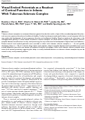 Cover page: Visual Evoked Potentials as a Readout of Cortical Function in Infants With Tuberous Sclerosis Complex