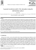 Cover page: A general circulation model of the atmosphere using the full-Galerkin method