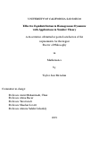 Cover page: Effective Equidistribution in Homogeneous Dynamics with Applications in Number Theory