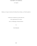 Cover page: Shirking in Congress: Investment Portfolios, Firm Lobbying, and Trade Legislation