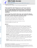 Cover page: Prehospital ECG with ST-depression and T-wave inversion are associated with new onset heart failure in individuals transported by ambulance for suspected acute coronary syndrome