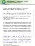 Cover page: Cognitive Phenotype and Differential Gene Expression in a Hippocampal Homologue in Two Species of Frog