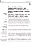 Cover page: Extensive Ethnic Variation and Linkage Disequilibrium at the FCGR2/3 Locus: Different Genetic Associations Revealed in Kawasaki Disease