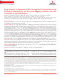 Cover page: Early Adoption of Dabigatran and Its Dosing in US Patients With Atrial Fibrillation: Results From the Outcomes Registry for Better Informed Treatment of Atrial Fibrillation