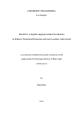 Cover page: The Effects of English Language Learner Classification on Students’ Educational Experience and Later Academic Achievement