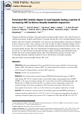 Cover page: Persistent HIV-related stigma in rural Uganda during a period of increasing HIV incidence despite treatment expansion