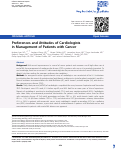 Cover page: Preferences and Attitudes of Cardiologists in Management of Patients with Cancer