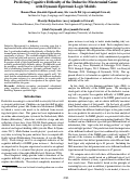 Cover page: Predicting Cognitive Difficulty of the Deductive Mastermind Game with Dynamic Epistemic Logic Models