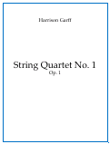 Cover page: String Quartet No. 1