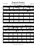 Cover page: Desperate Measures - Piano Quintet No. 4 in B minor