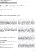 Cover page: Isolation and characterization of microsatellite loci from blue-footed boobies (Sula nebouxii)