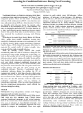 Cover page: Assessing the Conditional Inference During Text Processing