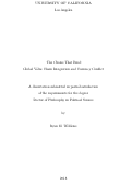 Cover page: The Chains That Bind: Global Value Chain Integration and Currency Conflict