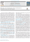 Cover page: Silence(ing) across learning spaces: New considerations for educational research aims and rationale