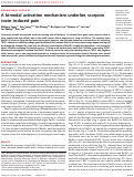 Cover page: A bimodal activation mechanism underlies scorpion toxin–induced pain