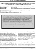 Cover page: A Rare Malposition of a Left Internal Jugular Central Venous Catheter into the Left Internal Mammary Vein
