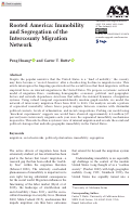 Cover page: Rooted America: Immobility and Segregation of the Intercounty Migration Network