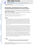 Cover page: High Prevalence of Adrenal Remnant Tissue in Patients Undergoing Bilateral Adrenalectomy for Cushing’s Disease