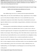 Cover page: A family-centered mixed-methods needs assessment for the system of care for young children with social-emotional and behavioral concerns