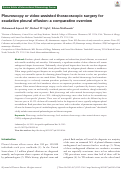 Cover page: Pleuroscopy or video-assisted thoracoscopic surgery for exudative pleural effusion: a comparative overview