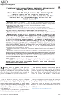 Cover page: Predialysis Cardiovascular Disease Medication Adherence and Mortality After Transition to Dialysis