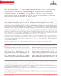 Cover page: HIV and Hepatitis C–Coinfected Patients Have Lower Low‐Density Lipoprotein Cholesterol Despite Higher Proprotein Convertase Subtilisin Kexin 9 (PCSK9): An Apparent “PCSK9–Lipid Paradox”