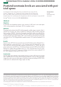 Cover page: Postictal serotonin levels are associated with peri-ictal apnea