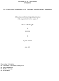 Cover page: The Performance of Sustainability in U.S. Plastics and Associated Industry Associations