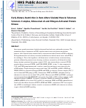 Cover page: Early dietary restriction in rats alters skeletal muscle tuberous sclerosis complex, ribosomal s6 and mitogen-activated protein kinase