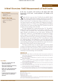 Cover page: A Brief Overview: Field Measurements of Soil Cracks