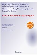 Cover page: Estimating Changes in the Observed Relationship Between Humidity and Temperature Using Noncrossing Quantile Smoothing Splines