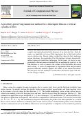 Cover page: A positivity-preserving numerical method for a thin liquid film on a vertical cylindrical fiber