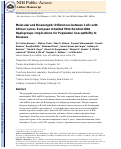 Cover page: Molecular and bioenergetic differences between cells with African versus European inherited mitochondrial DNA haplogroups: Implications for population susceptibility to diseases