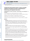 Cover page: Targeting the SAVA (Substance Abuse, Violence, and AIDS) Syndemic Among Women and Girls