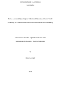 Cover page: Shared Accountability to Improve Educational Outcomes of Foster Youth: Examining the Conditions that Influence Evidence-Based Decision Making