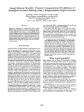 Cover page: Image-Schema Transfer: Towards Computational Facilitation of Analogical Problem Solving using a Diagrammatic Representation