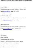 Cover page: Chapter 9 Apoptosis as a Mechanism of Developmental Neurotoxicity