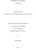 Cover page: El lugar de la locura: La construcción de la nación desde lo insano en la narrativa peruana