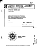 Cover page: Building Code Compliance and Enforcement: The Experience of San Francisco's Residential Energy Conservation Ordinance and California's Building Standards for New Construction