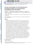 Cover page: Diversity of Neuropeptide Cell-Cell Signaling Molecules Generated by Proteolytic Processing Revealed by Neuropeptidomics Mass Spectrometry