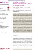 Cover page: Neocartilage integration in temporomandibular joint discs: physical and enzymatic methods